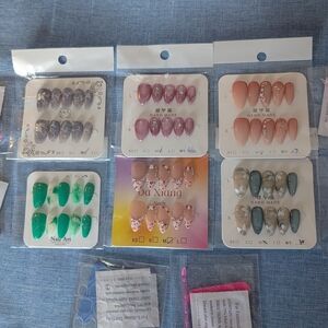 Handmade Press On Nails 6 Sets